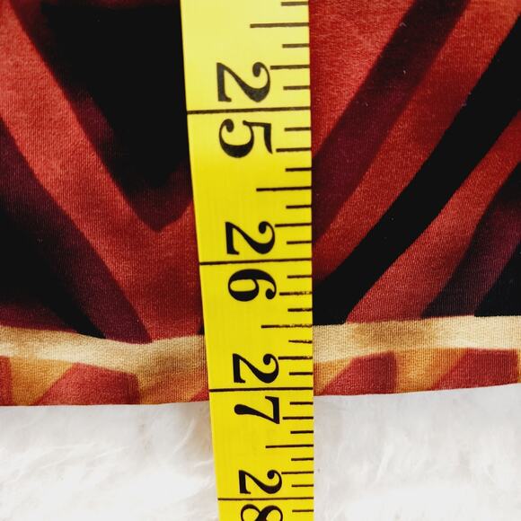 Blouse Size L Reversible Tribal Rust Copper Festival Boho Global Fall Festival - Picture 3 of 7